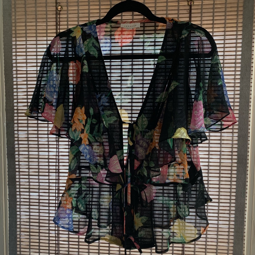 Top Shop Floral Blouse